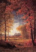 Albert Bierstadt Autumn in America, Oneida County painting
